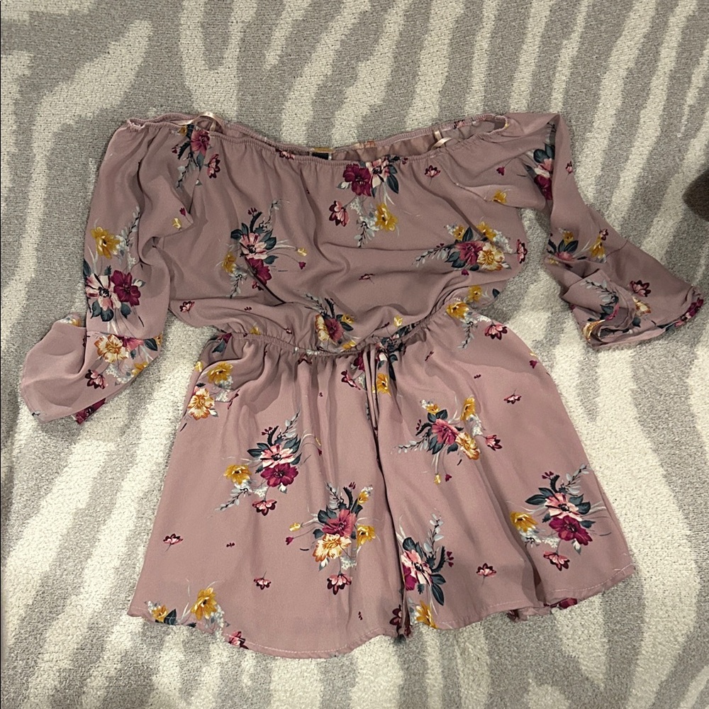 Windsor Floral Off-Shoulder Dress